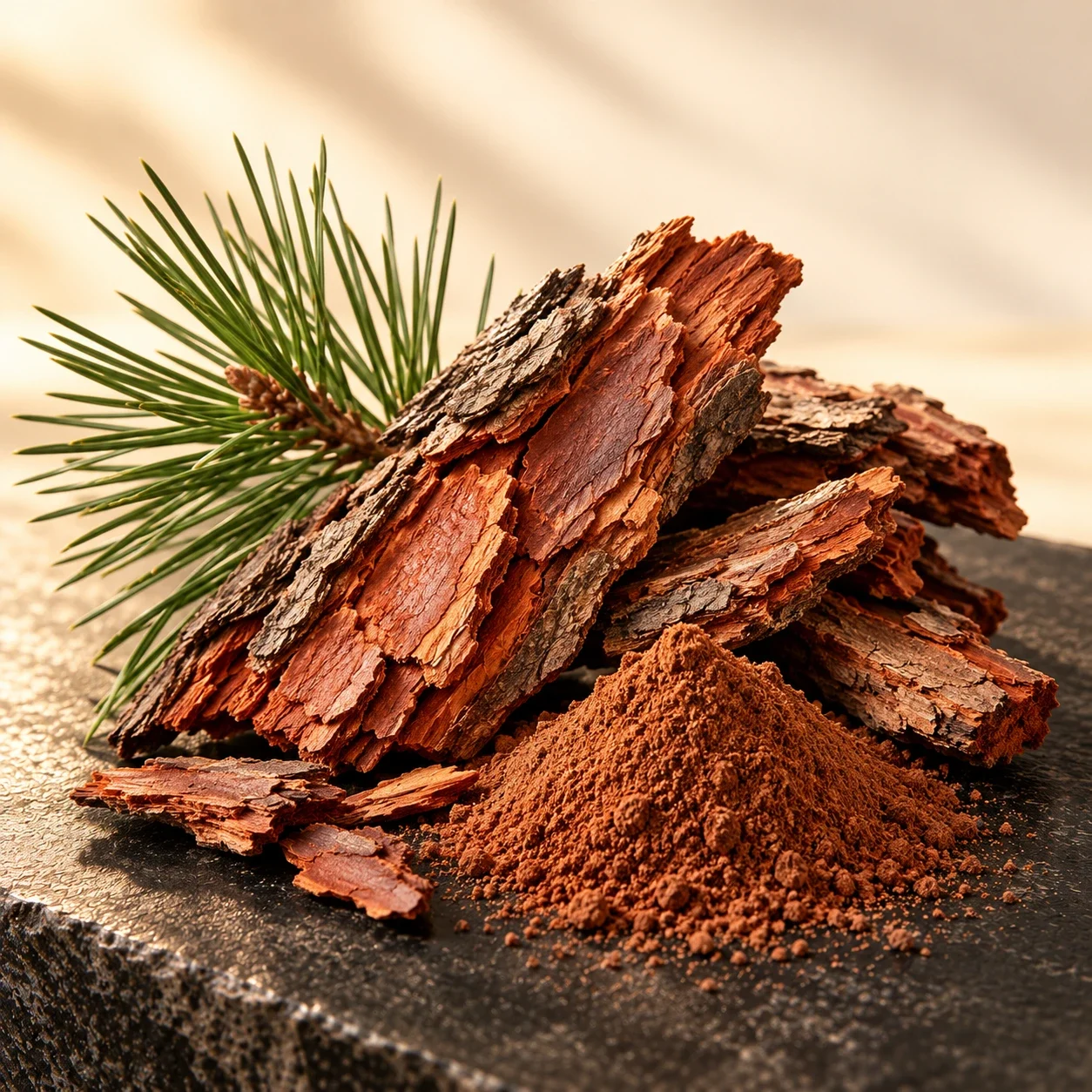 French maritime pine bark